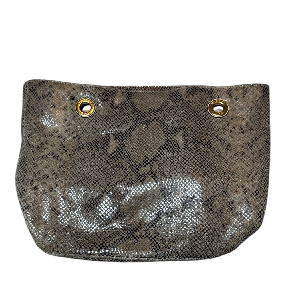 Michael Kors | Jet Set Python Snakeskin Print Lea… - image 1